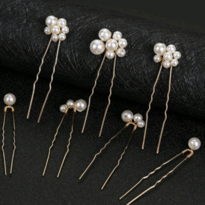 Epingles ornées de  perles  - lot de 7