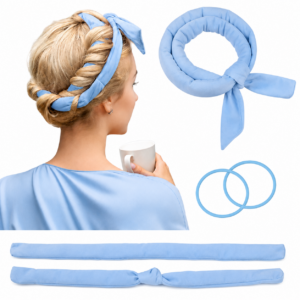 Bandeau à boucles sans chaleur – Bleu